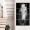Designart - White Horse Black and White - Animal Canvas Art Print